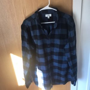 Flannel long sleeve shirt XL TALL
